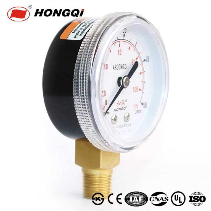 Máy đo áp suất loại đáy 50mm Vỏ mạ Chrome
