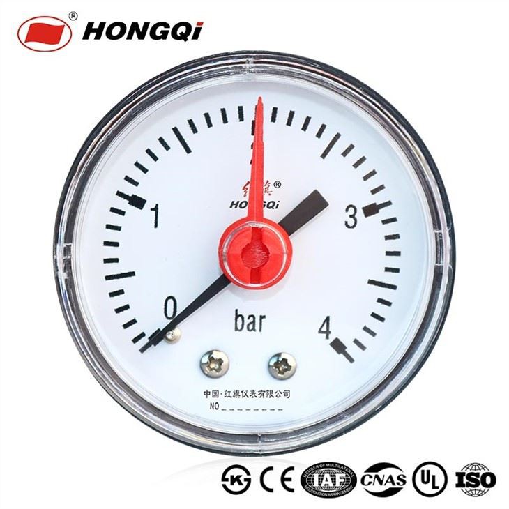 Đồng hồ đo áp suất kim đôi với Alerm