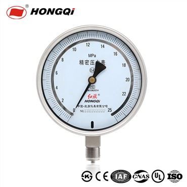 150mm Thấp hơn / sau Gắn đồng hồ đo áp suất chính xác cao bằng thép không gỉ Đáy 0,25%