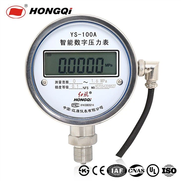 Bộ xử lý CPU 16 bit Máy đo áp suất không khí nhiên liệu dầu kỹ thuật số Manometer
