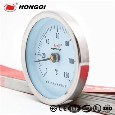Nhiệt kế lưỡng kim công nghiệp 63mm, Nhiệt kế cơ khí
