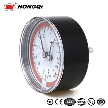 Đồng hồ đo áp suất nhiệt độ trục 63mm