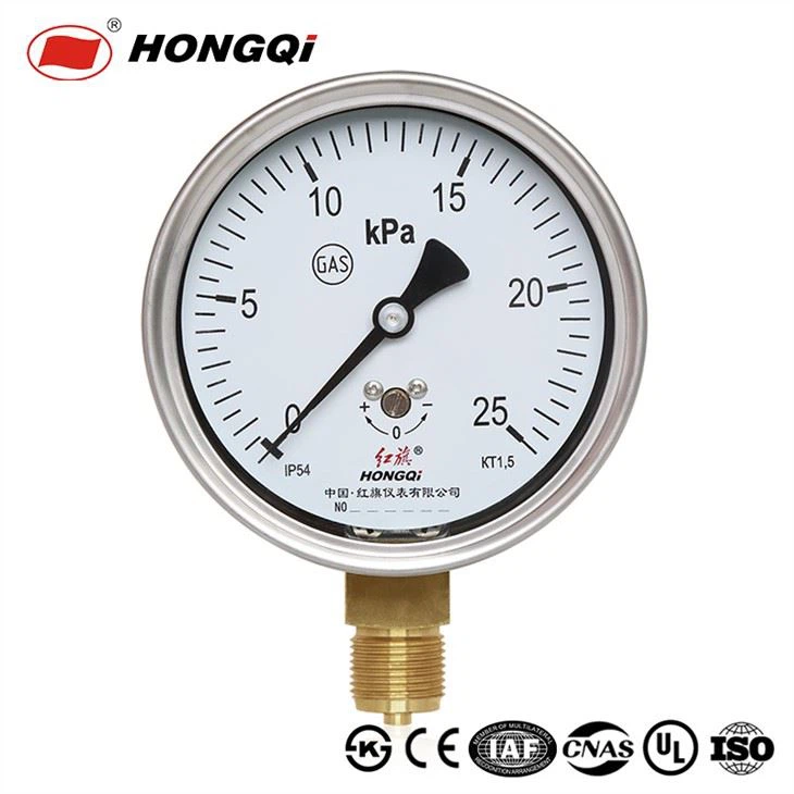 Máy đo áp suất viên nang khí gas tự nhiên không gỉ
