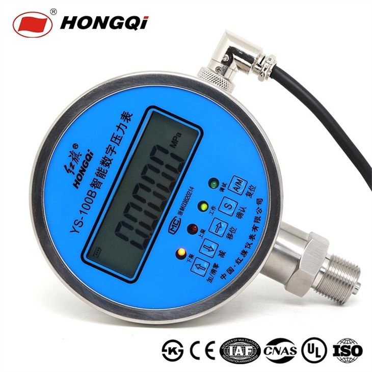 YS-100B Digital Pressure Gauge With Bottom Connection