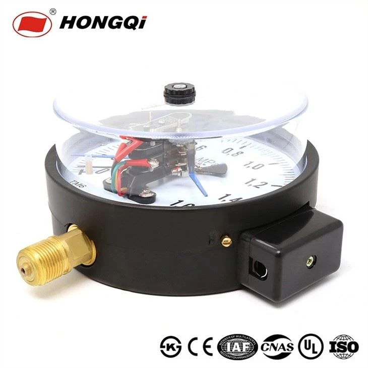 YXC-150R Electric Contact Pressure Gauge With Durable Copper Connector